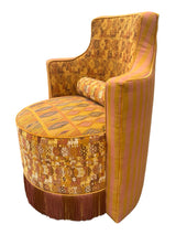 Sol y Luna chair and stool mustard