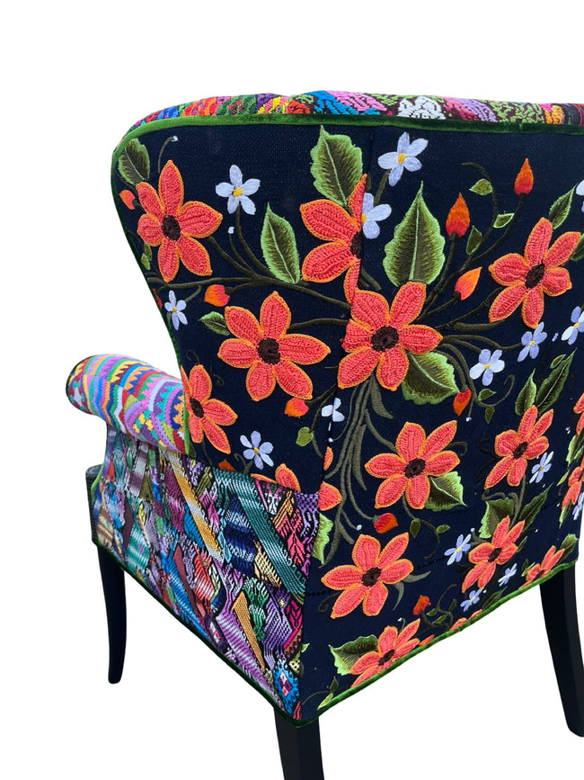 Vintage Hortensia peacock chair