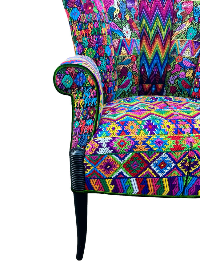 Vintage Hortensia peacock chair