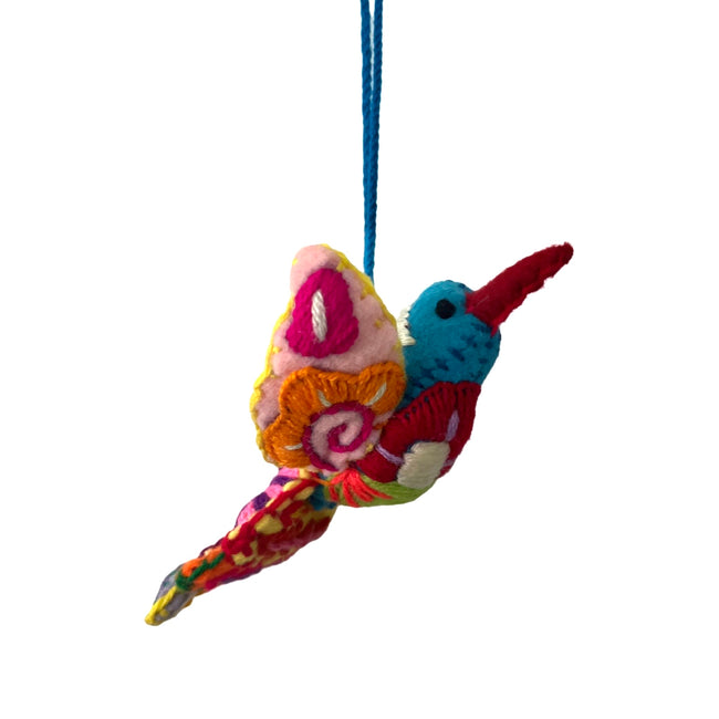 Hummingbird charm/ornament multicolor