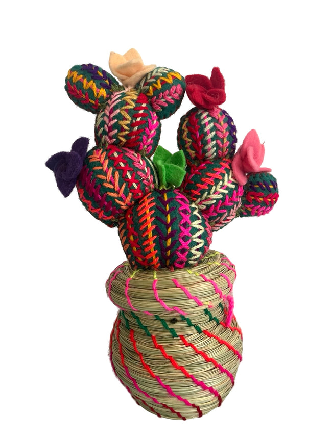 Nopalito cactus basket Small