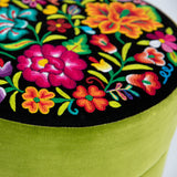 Mila velvet ottoman