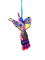 Hummingbird charm/ornament multicolor