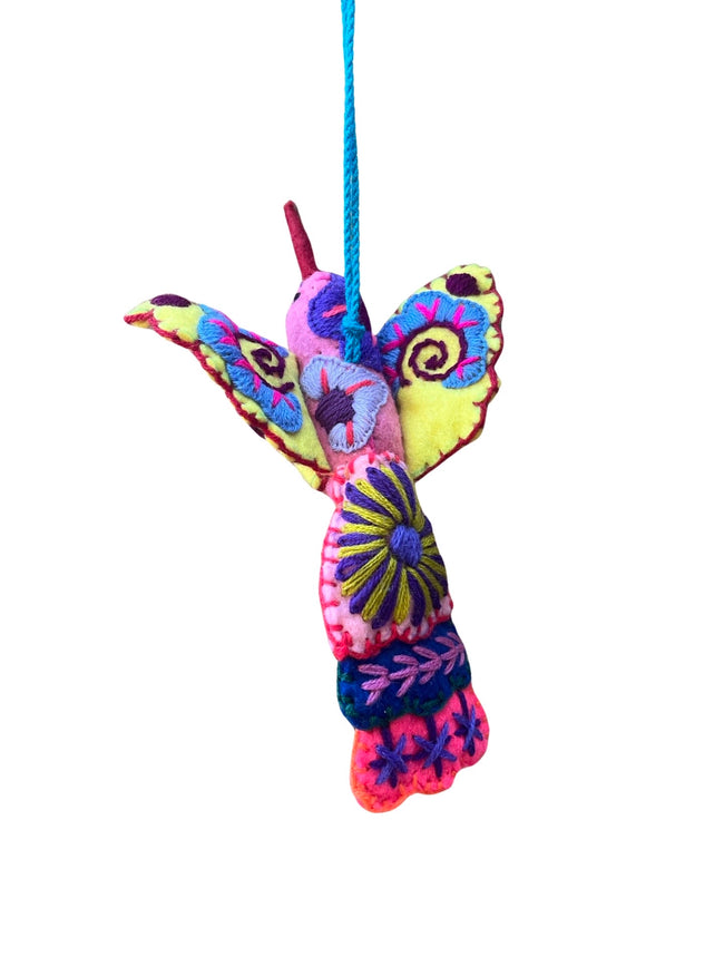 Hummingbird charm/ornament multicolor