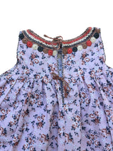 Renesita sleeveless embroidered dress pink