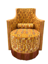 Sol y Luna chair and stool mustard