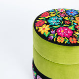 Mila velvet ottoman