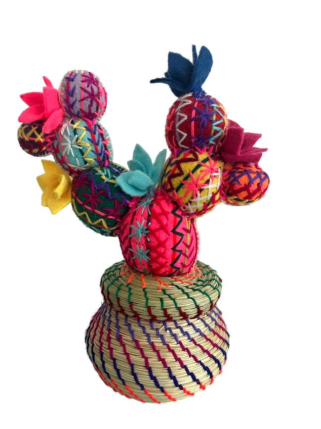 Nopalito cactus basket Small