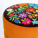 Mila velvet ottoman