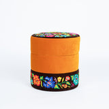 Mila velvet ottoman
