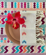 Set of 4 napkins arrows spring