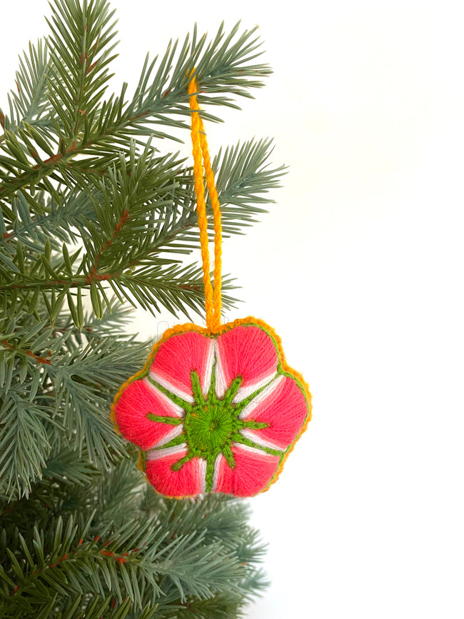 Peyote flower charm/ornament