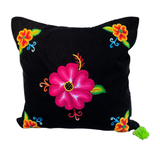Embroidered velvet Mila pillow