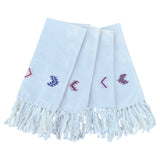Set of 4 napkins arrows harvest
