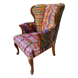 Magda wingback chair copper