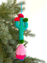 Cactus candelabra pom tassel