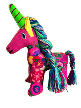 Embroidered  felt unicorns