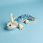 Embroidered  felt ajolote