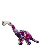 Embroidered felt brachiosaurus