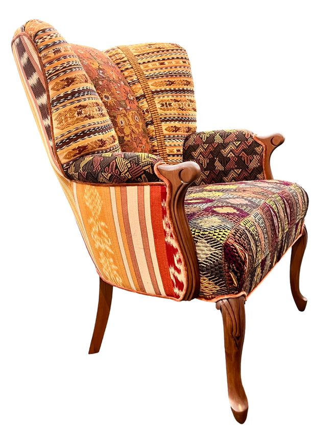 Vintage Hortensia peacock chair