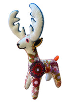 Embroidered felt deer