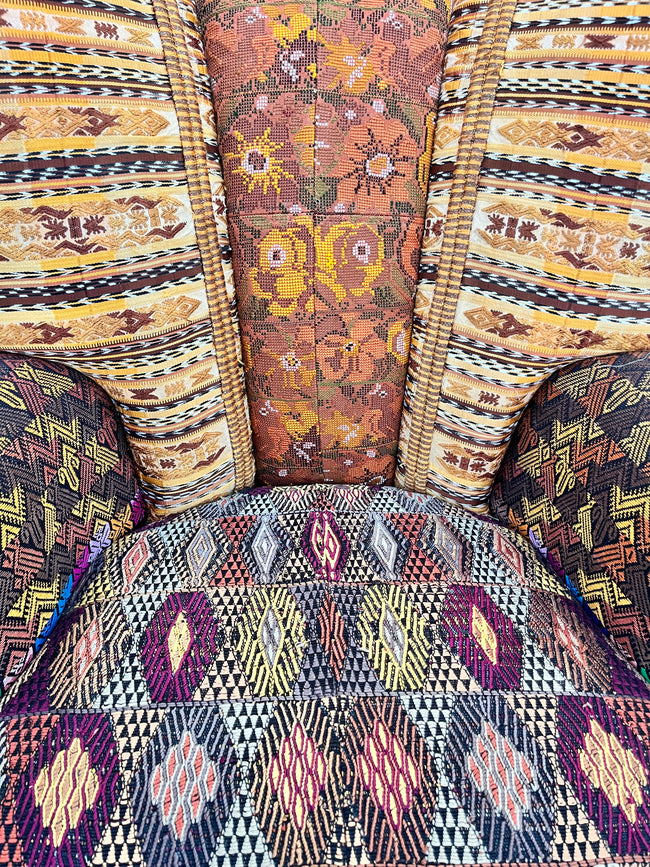 Vintage Hortensia peacock chair