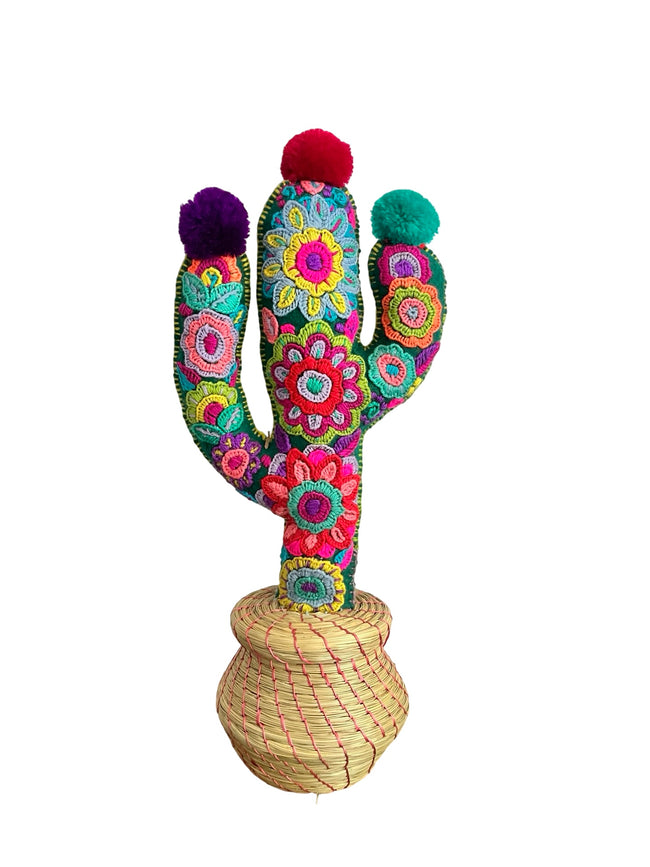 Candelabra  cactus basket