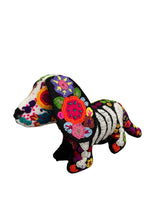 Embroidered dashund calaca