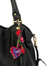 Bag charms hearts