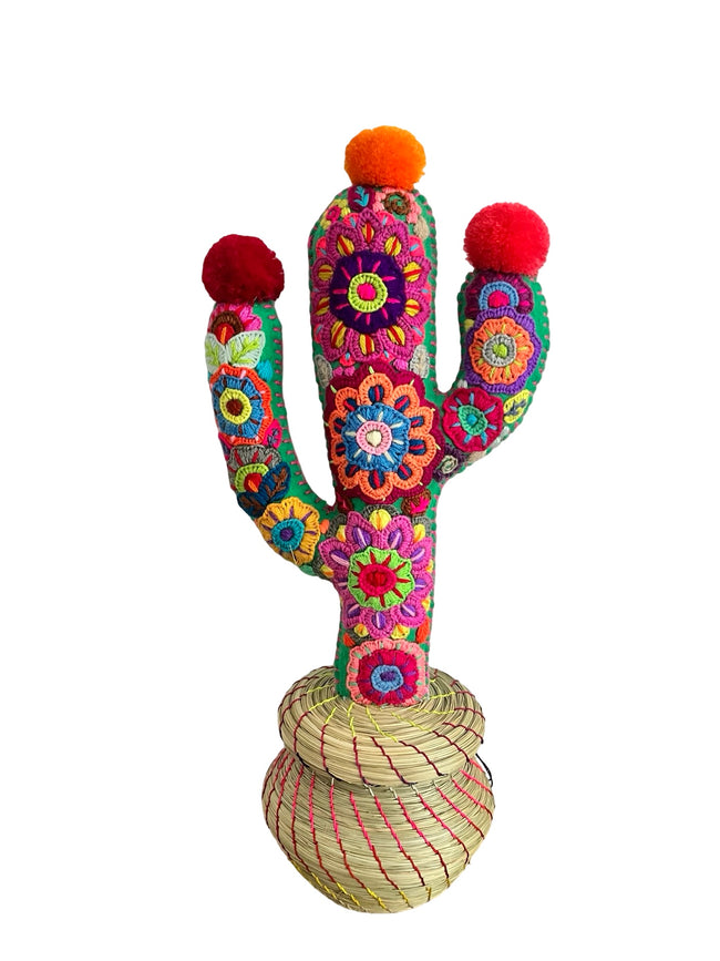 Candelabra  cactus basket