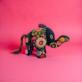 Embroidered felt elephant