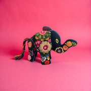 Embroidered felt elephant