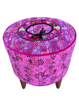 Iraci foot stool pinks