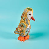 Embroidered winter penguin