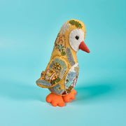 Embroidered winter penguin