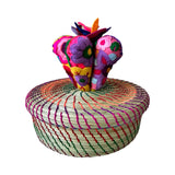 Tortillero flowering Succulent basket