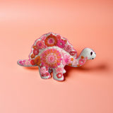 Embroidered felt spinosaurus