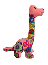 Embroidered felt brachiosaurus