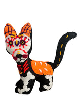 Embroidered alebrije gato calaca