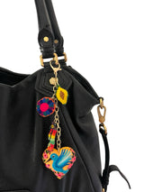 Bag charms hearts