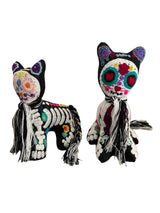 Embroidered gatito calaca