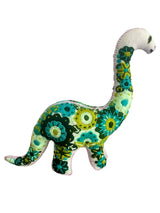 Embroidered felt brachiosaurus