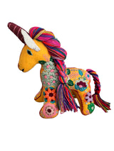 Embroidered  felt unicorns