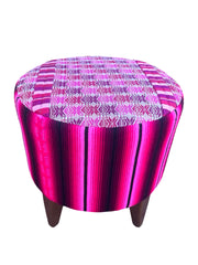 Iraci foot stool pink