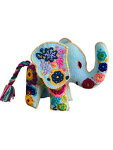 Embroidered felt elephant