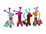 Felt giraffe ornament multicolor