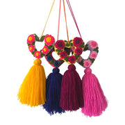 Heart tassel millefiori