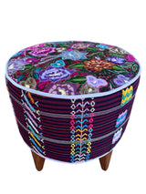 Iraci foot stool flores