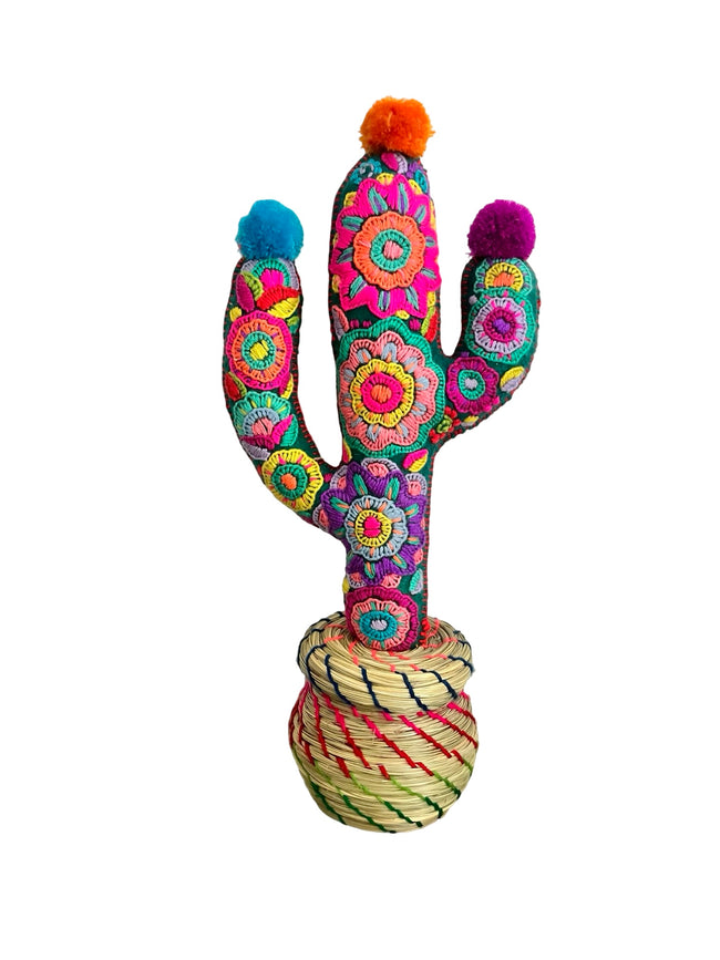 Candelabra  cactus basket