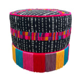 Maria fringed ottoman corte